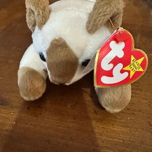 5 for $25 Ty Beanie Babies Cream and Brown Plush Toy